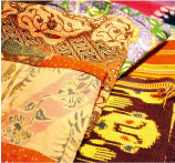 伝統の染め・織の布たち